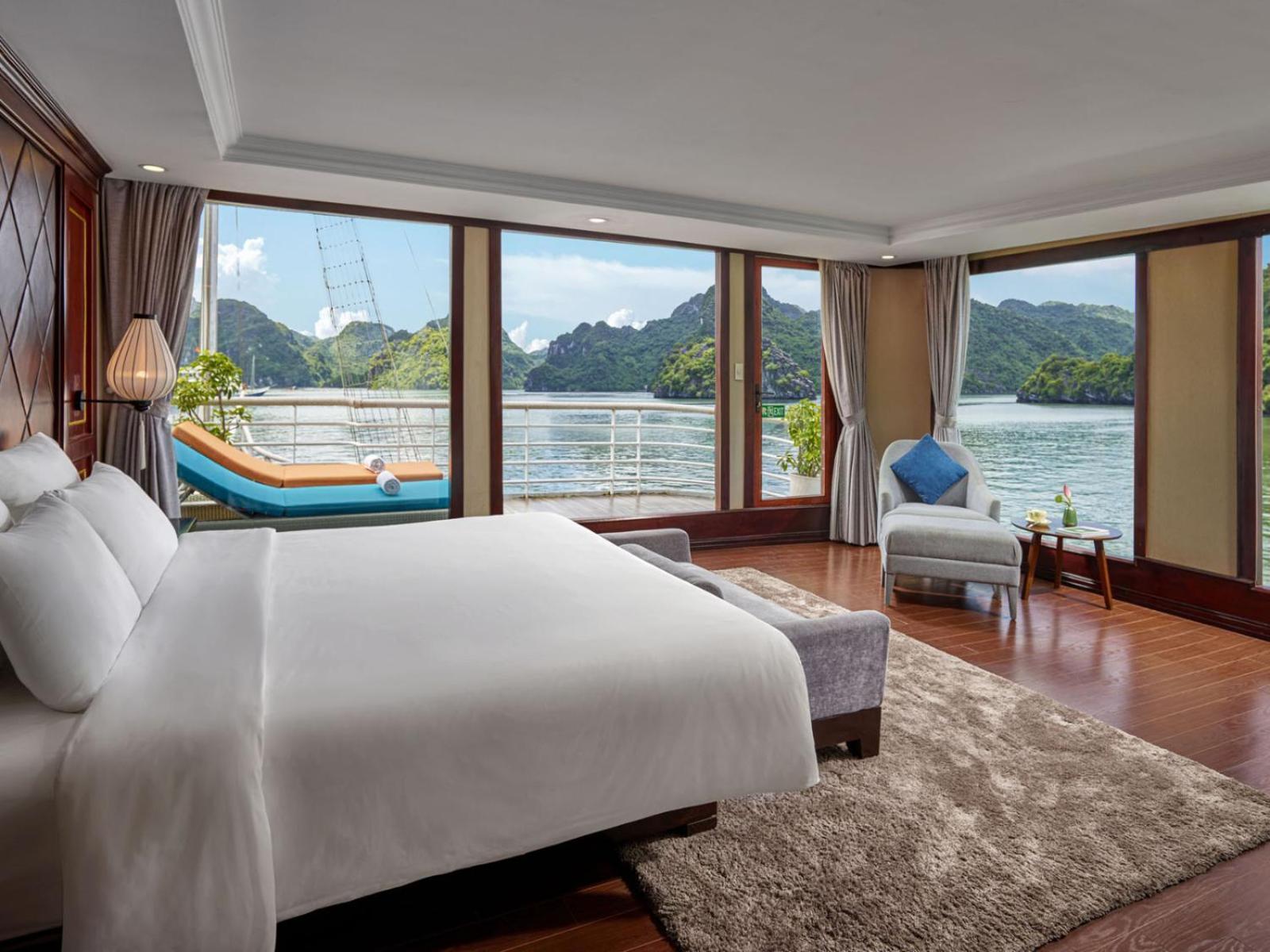 Lotus Boutique Cruise Hotel Ha Long Exterior foto