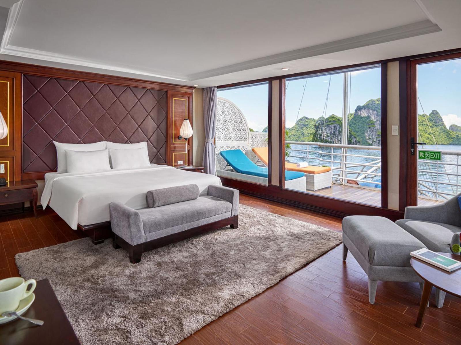 Lotus Boutique Cruise Hotel Ha Long Exterior foto