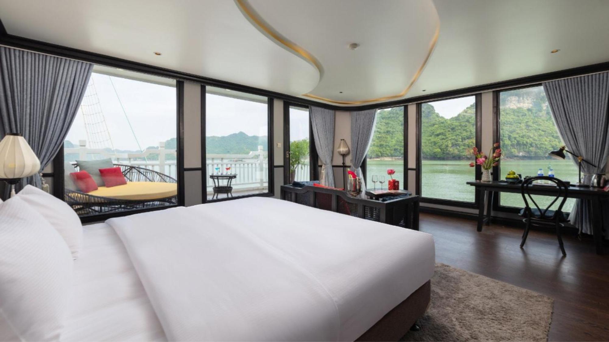 Lotus Boutique Cruise Hotel Ha Long Exterior foto