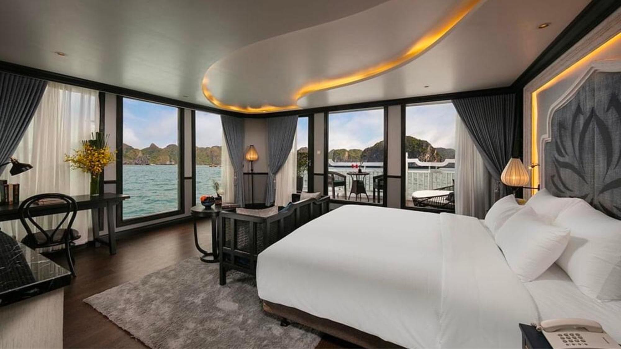 Lotus Boutique Cruise Hotel Ha Long Exterior foto